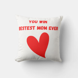 Du Win Bestest Mamma nånsin på en Kudde