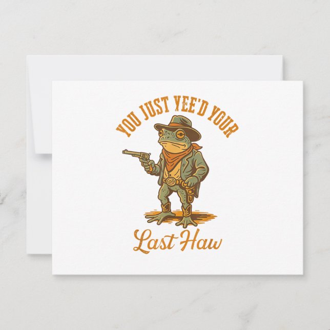 Du Yee'ade Din Sista Haw Inbjudningar (Framsida)