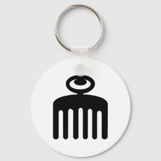 Duafe | Adinkra-symbol för kvinnlig skönhet Nyckelring