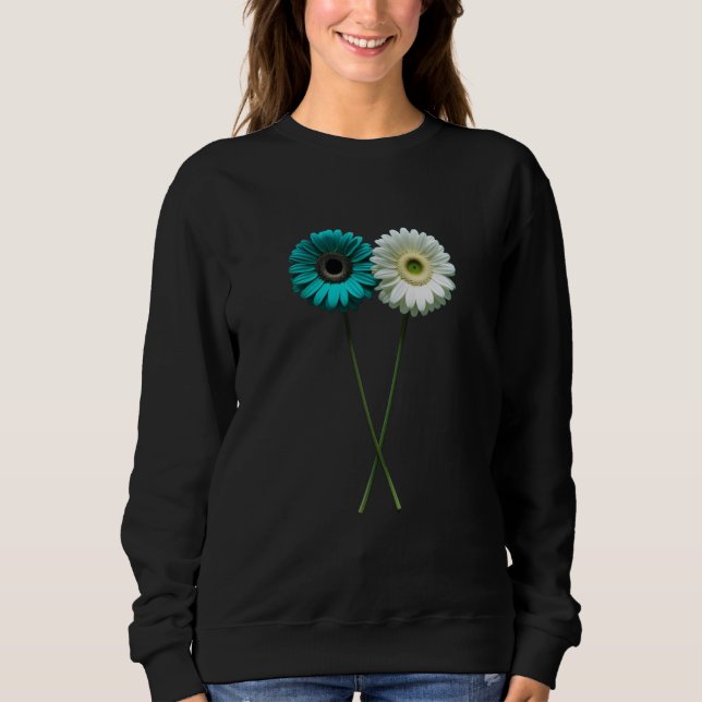 Dual Bloom Silent Balance Paired Petals Two in Sti T Shirt (Framsida)
