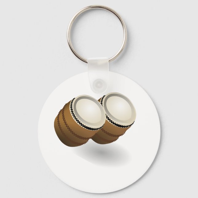 Dual Bongos Keychain Nyckelring (Framsida)
