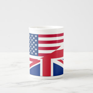 Dual Citizen American & British China Mugg Benporslin Mugg