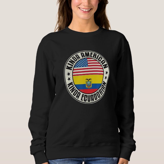 Dual Citizenship American Ecuadorian Ecuador Usa F T Shirt (Framsida)