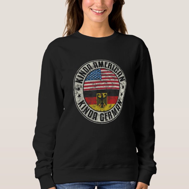 Dual Citizenship American German Germany Usa Flag_ T Shirt (Framsida)