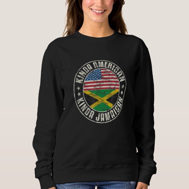 Dual Citizenship American Jamaican Usa Jamaica Fla T Shirt (Framsida)