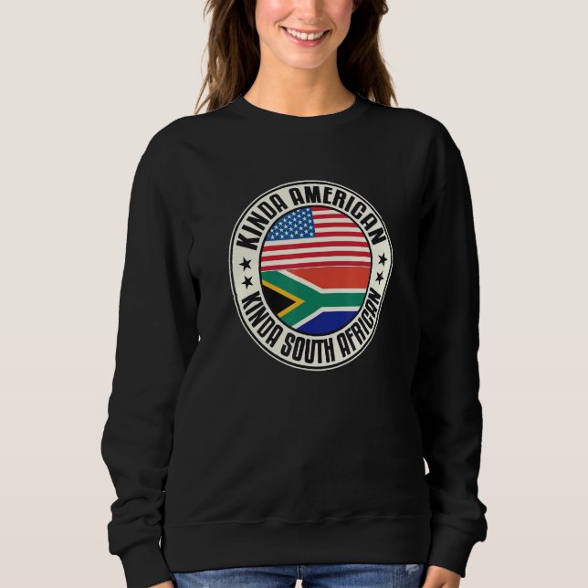 Dual Citizenship American South African Africa Usa T Shirt (Framsida)