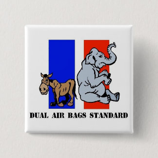 DUAL LUFT BAGS STANDARD POLITISK KNAPDEMOKRAT KNAPP