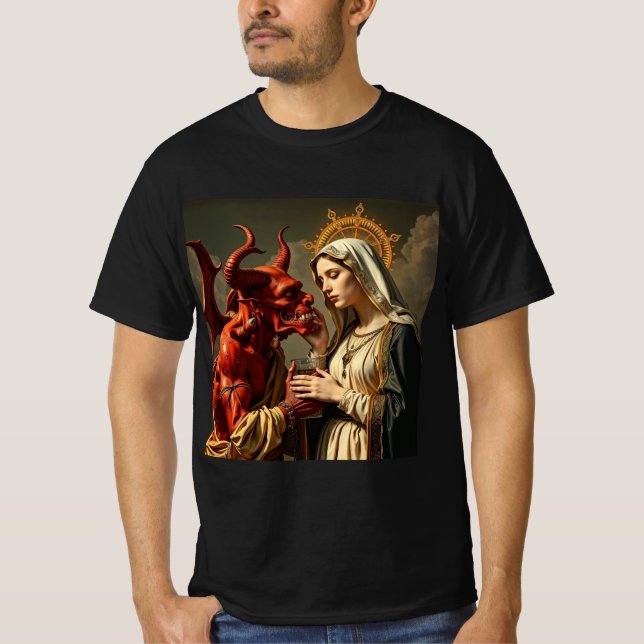 Dualidad: Lucha entre Luz y Oscuridad T Shirt (Framsida)
