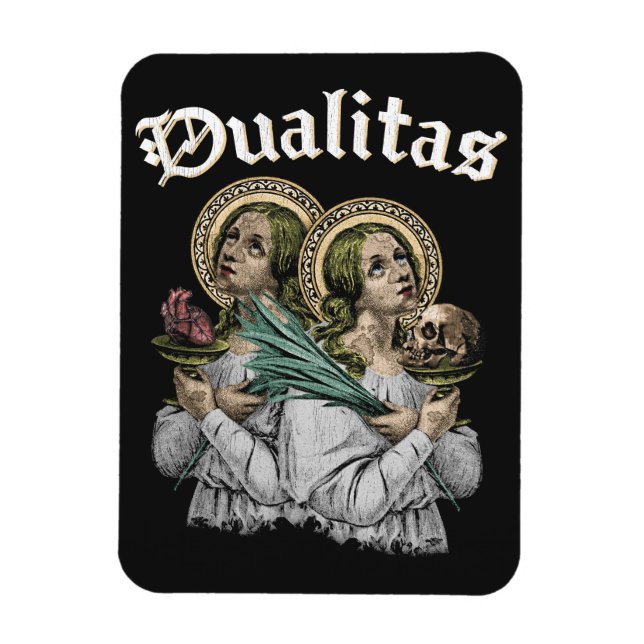 Dualitas - Gothic Design Magnet (Vertikal)