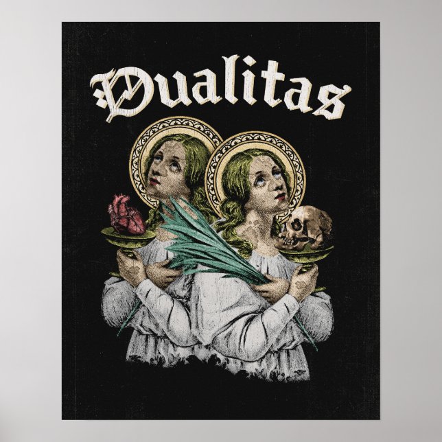 Dualitas - Gothic Design Poster (Framsidan)