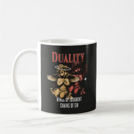 Dualitet - Brutalist Streetwear Design Kaffemugg