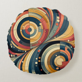 Duality - Bauhaus - Round Dekorativ kudde