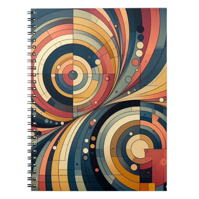 Duality - Bauhaus - Spiral Notebook Anteckningsbok (Framsidan)
