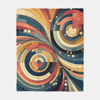 Duality - Bauhaus - Ull Throw Blanket Fleecefilt