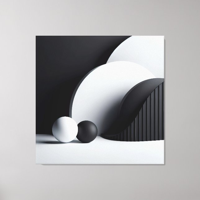 Duality in Silent Motion Canvastryck (Framsida)