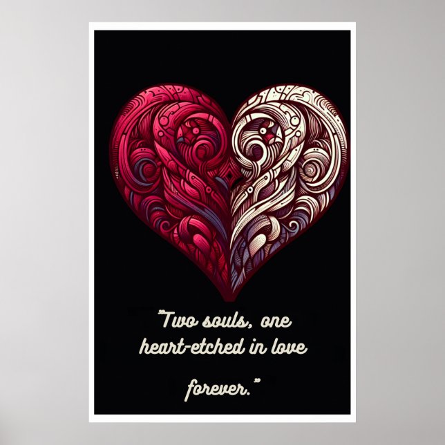 "Duality of Kärlek: EternConnection" Poster (Framsidan)