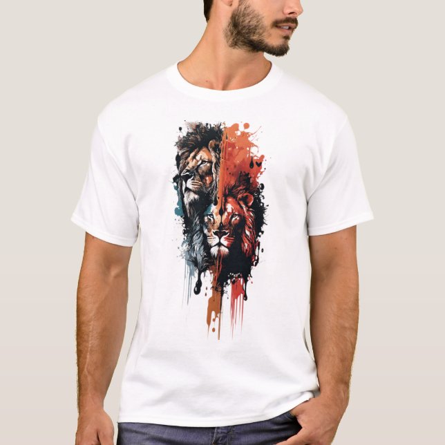 Duality of the king, The Split Sovereign  T Shirt (Framsida)
