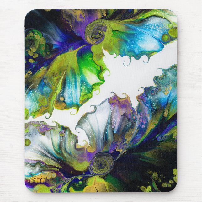 Duality - Peacock Mousepad Musmatta (Framsidan)