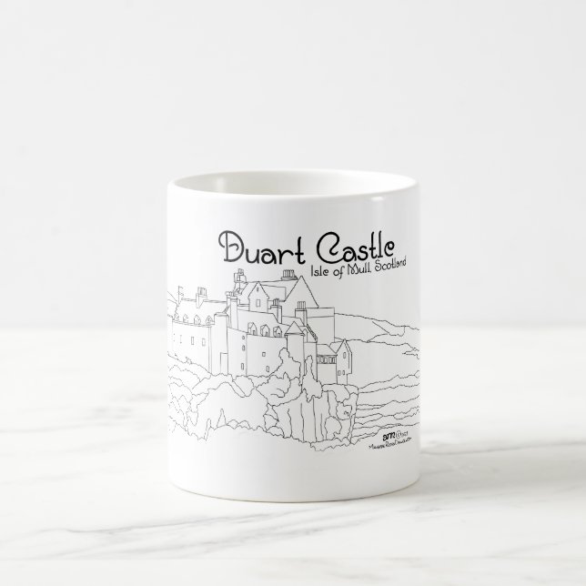 Duart Castle Isle of Mull Skottland  Kaffemugg (Center)