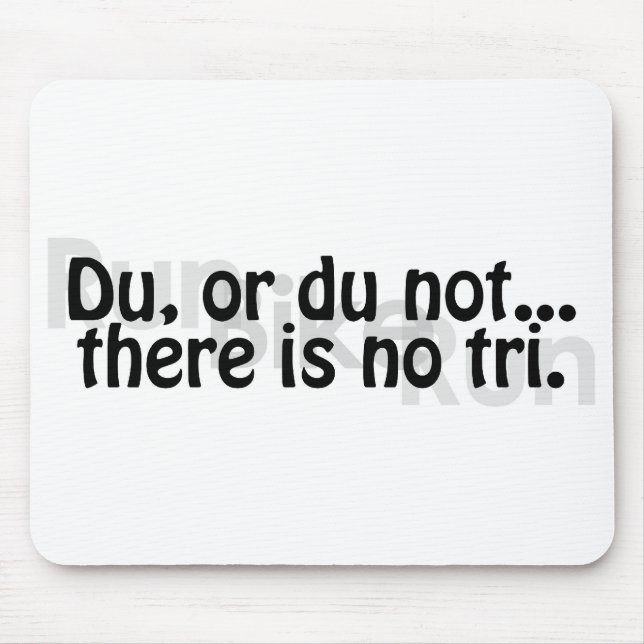 Duathlon Mousepad Musmatta (Framsidan)