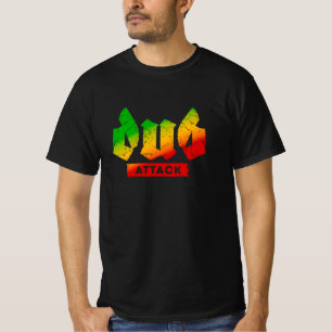Dub Attack Rasta Färg Reggae T-Shirt