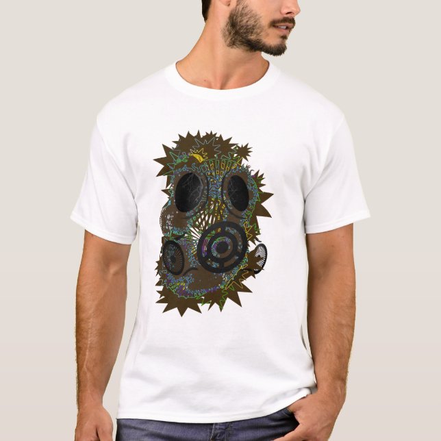 Dub-Kliva nedfall maskerar mikrofiberwifebeateren Tee (Framsida)