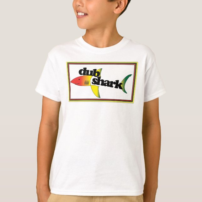 Dub Shark Kids Shirt T Shirt (Framsida)