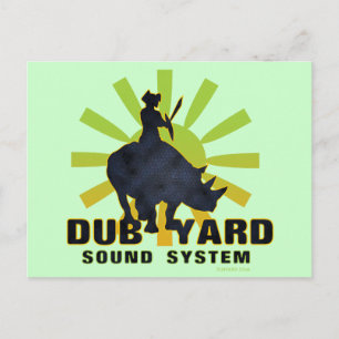 Dub Yard Ljud Vykort