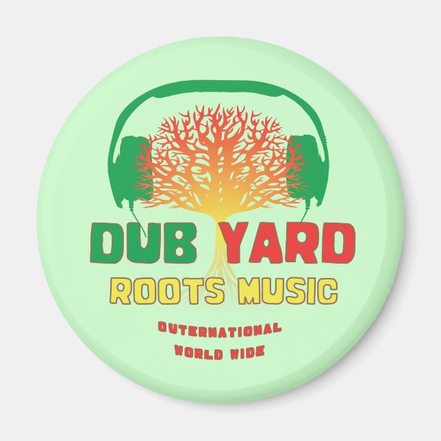 Dub Yard Roots Music Magnet (Framsidan)