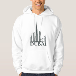Dubai/د ب ي vanlig hooded Sweatshirt
