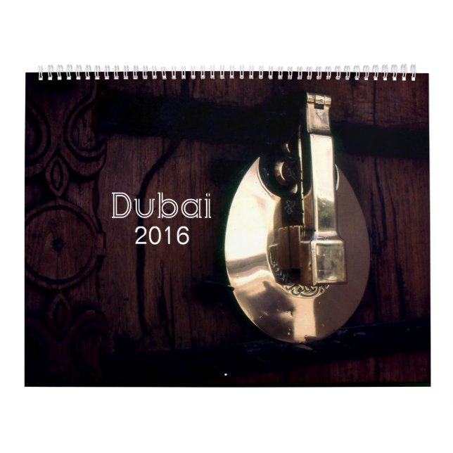 Dubai 2016 kalender (Omslag)