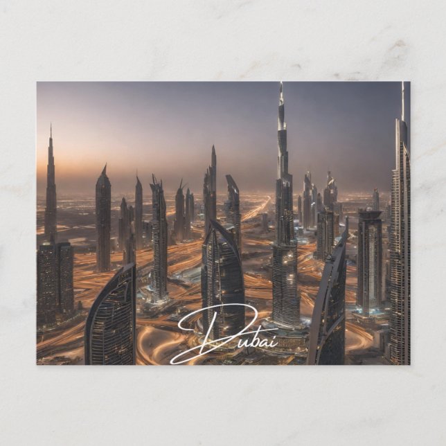 Dubai 4 vykort (Framsida)