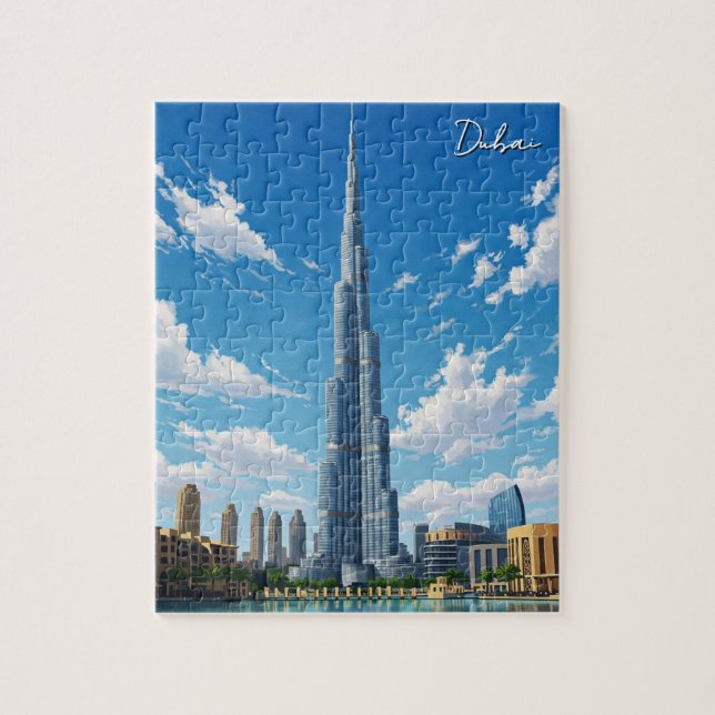 Dubai Burj Al Arab UAE Travel Pussel (Vertikal)