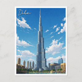 Dubai Burj Al Arab UAE Travel Vykort