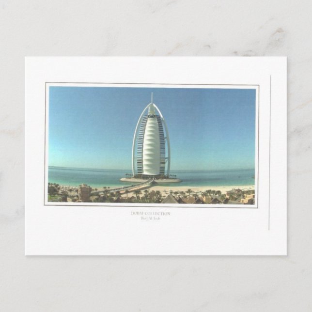 Dubai - Burj Al Arab Vykort (Framsida)