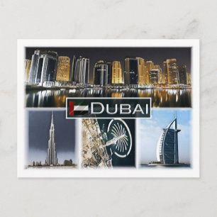 Dubai - Burj Khalifa - marina torn - Vykort