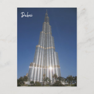 dubai burj khalifa vykort