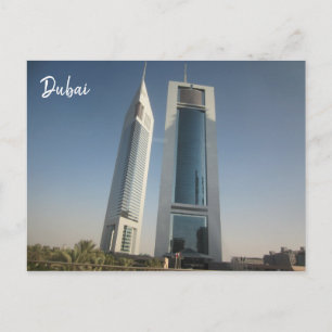 dubai byggnad vykort