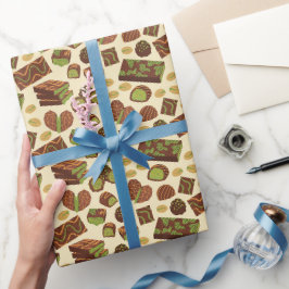 Dubai chokladpapper, pistaschgodis presentpapper