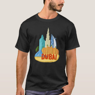 Dubai City UAE souvenir för manar kvinnor 1 T Shirt