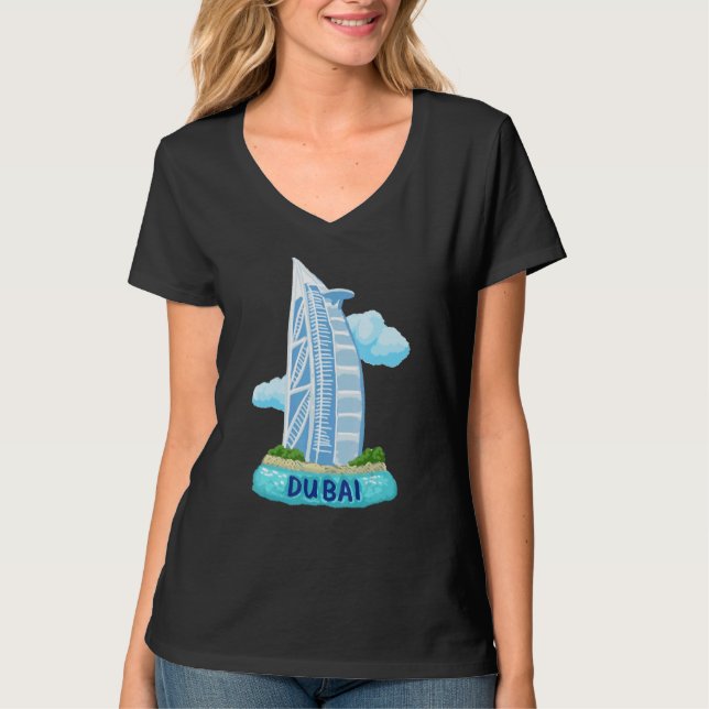 Dubai City UAE souvenir  for men women 1 T Shirt (Framsida)