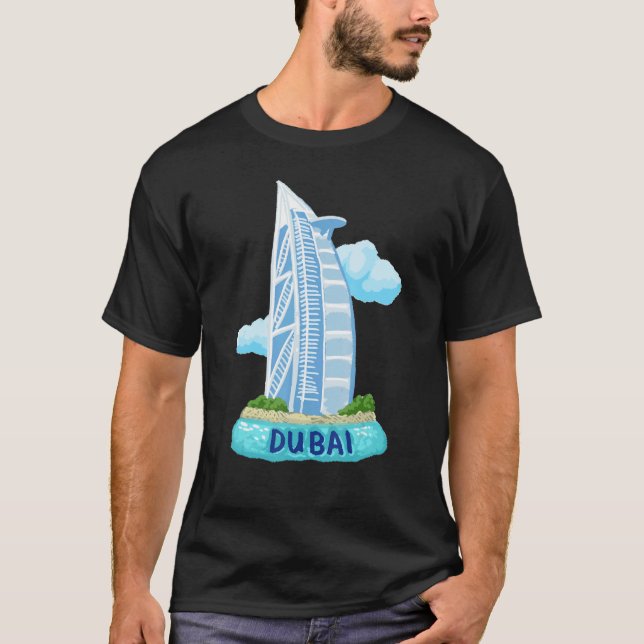 Dubai City UAE souvenir  for men women 1 T Shirt (Framsida)