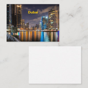 Dubai Cityscape Anteckningskort
