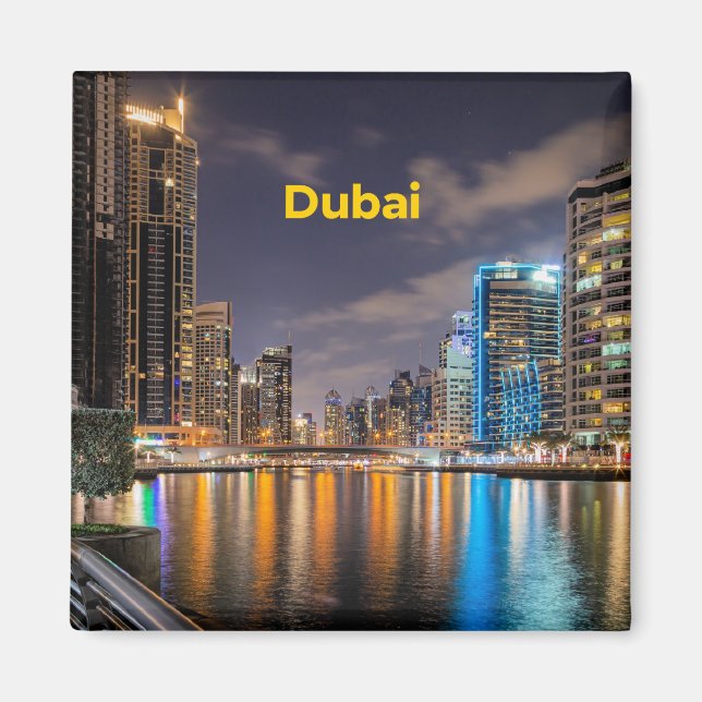 Dubai Cityscape Magnet (Framsidan)