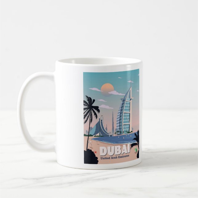 Dubai Coffee Mugg - Storlekare 11oz (Vänster)