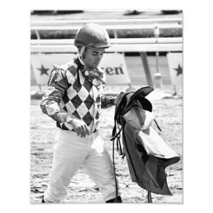 Dubai Derby vann jockey Joel Rosario Fototryck