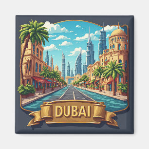 🧲 Dubai Drömresa Resminne 🌴 Magnet