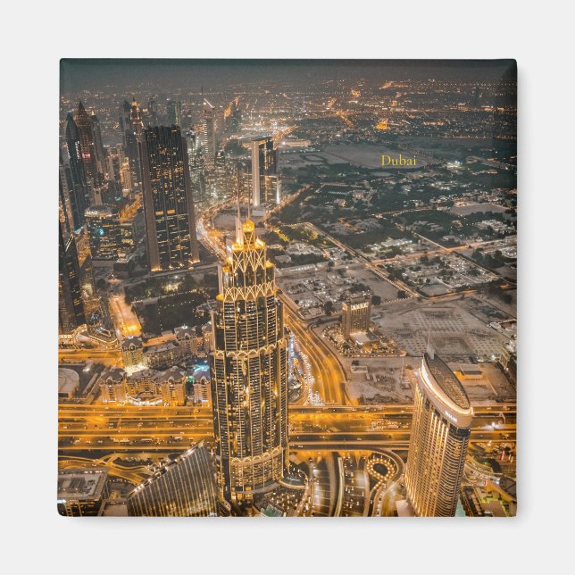 Dubai Emirates, Burj Khalifa Magnet (Framsidan)