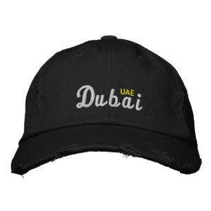 Dubai Förenade Arabemiraten Broderad Keps