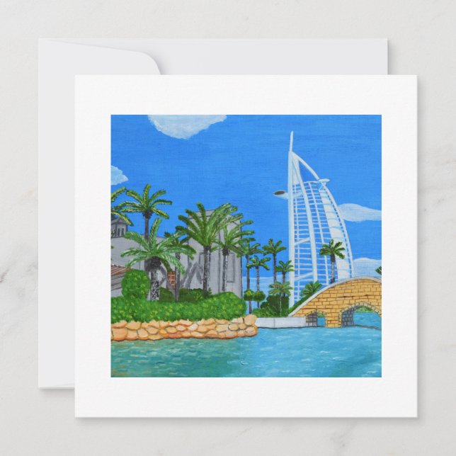 Dubai, Förenade Arabemiraten Inbjudningar (Framsida)